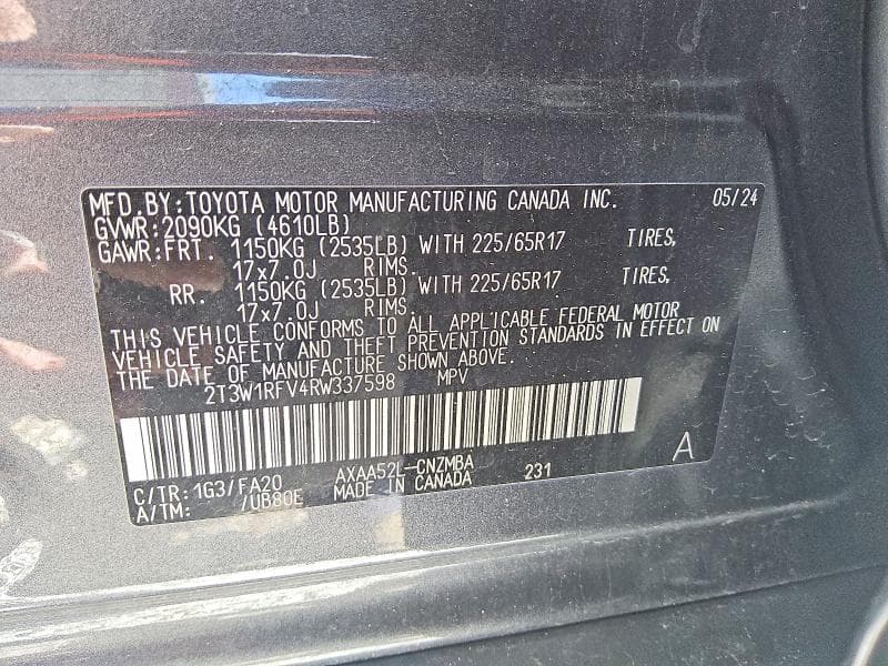 2024 TOYOTA RAV4 XLE 13