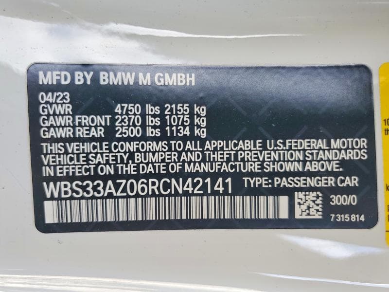 2024 BMW M4 COMPETITION 12