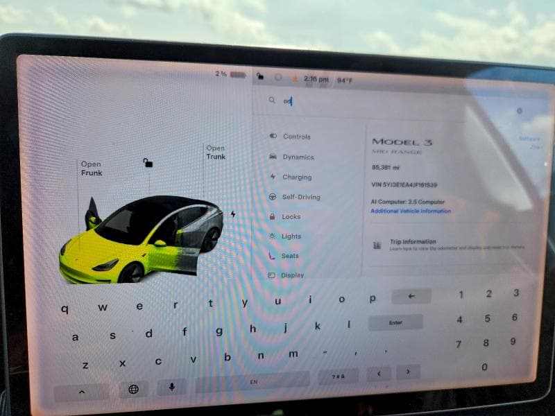 2018 TESLA MODEL 3 9