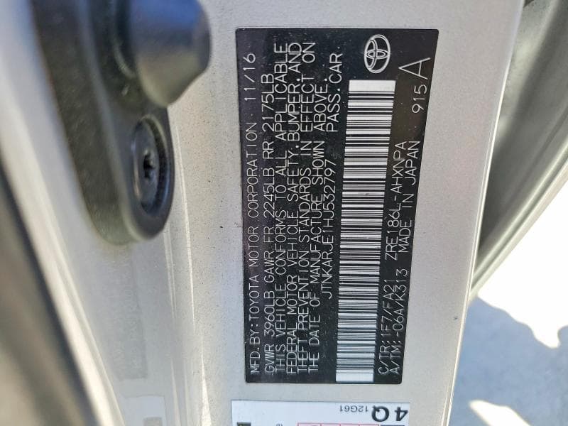 2017 TOYOTA COROLLA IM BASE 12