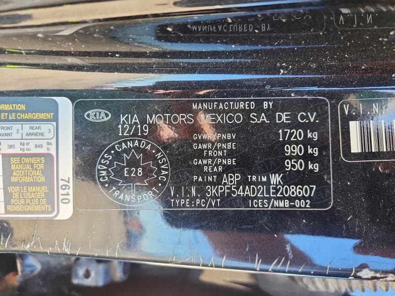 2020 KIA FORTE EX 12