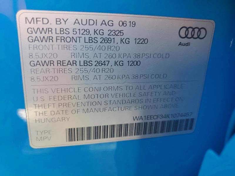 2019 AUDI Q3 PREMIUM PLUS S-LINE 13