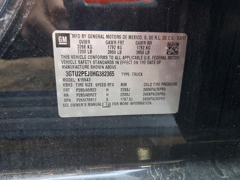2017 GMC SIERRA K1500 DENALI 12