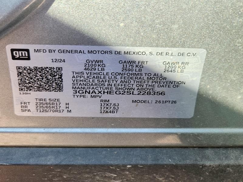 2025 CHEVROLET EQUINOX LT 13