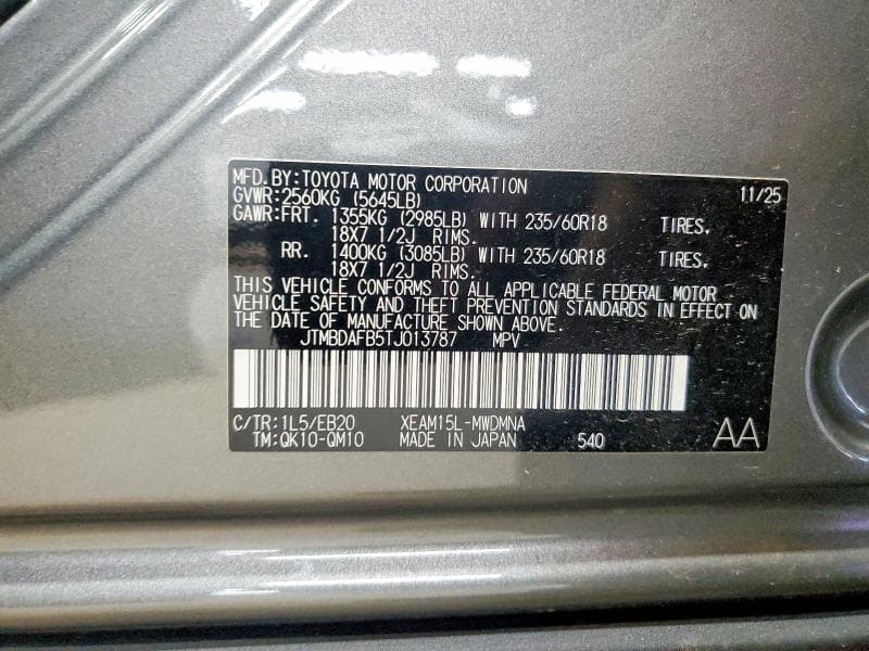 2026 TOYOTA BZ XLE 13