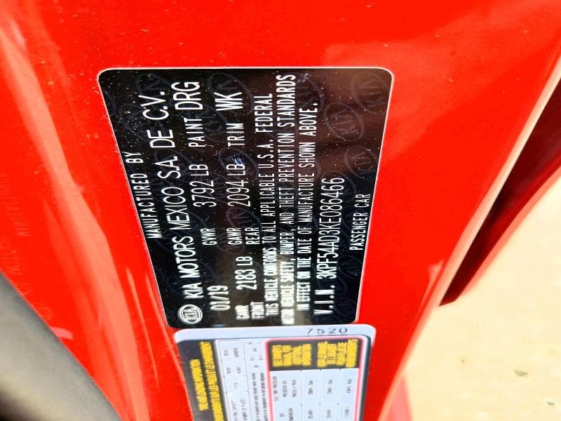2019 KIA FORTE EX 12