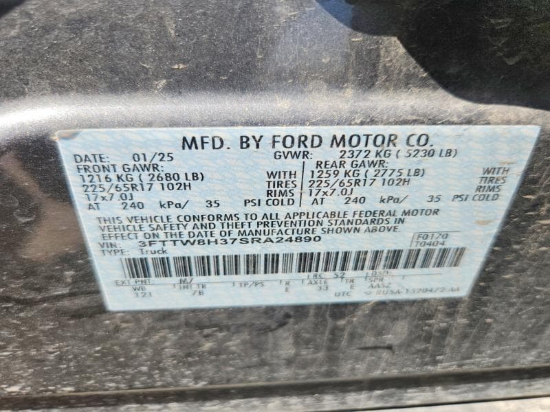 2025 FORD MAVERICK XLT 13