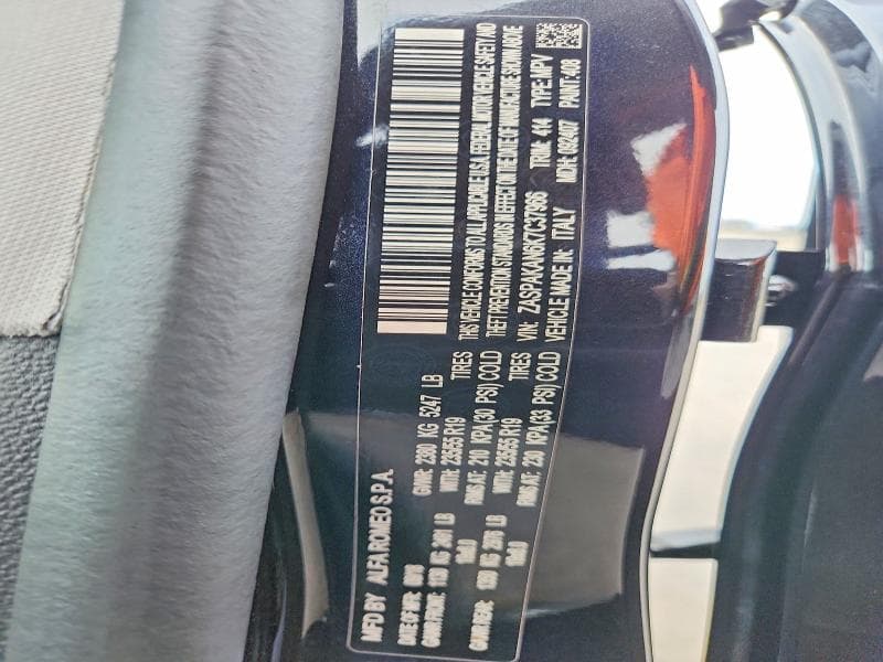 2019 ALFA ROMEO STELVIO 12