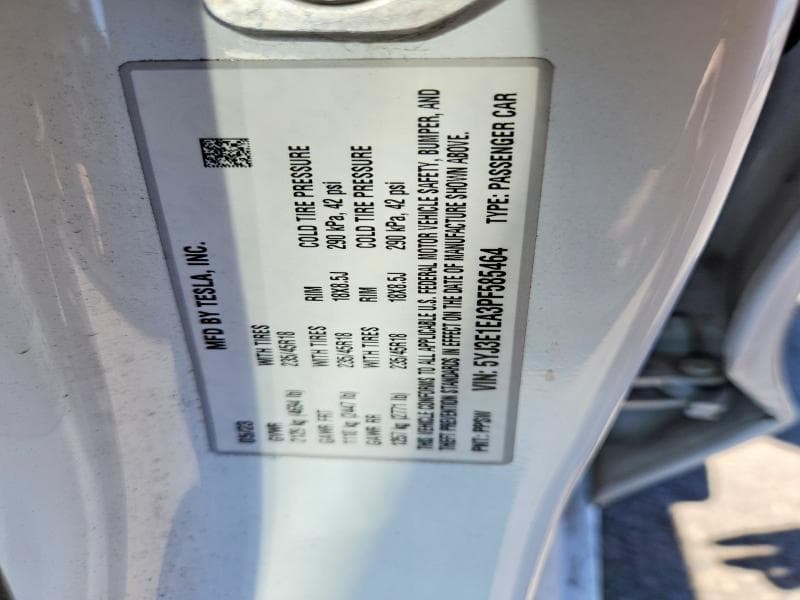 2023 TESLA MODEL 3 12
