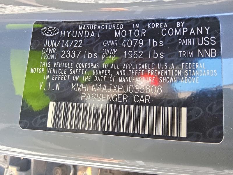 2023 HYUNDAI ELANTRA LIMITED 12