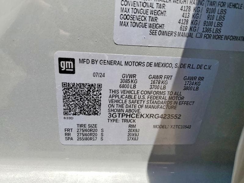 2024 GMC SIERRA C1500 ELEVATION 12