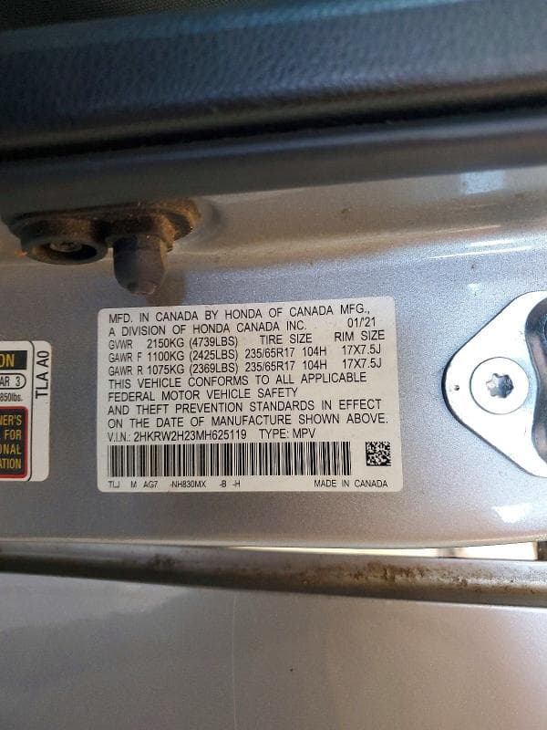 2021 HONDA CR-V LX 13