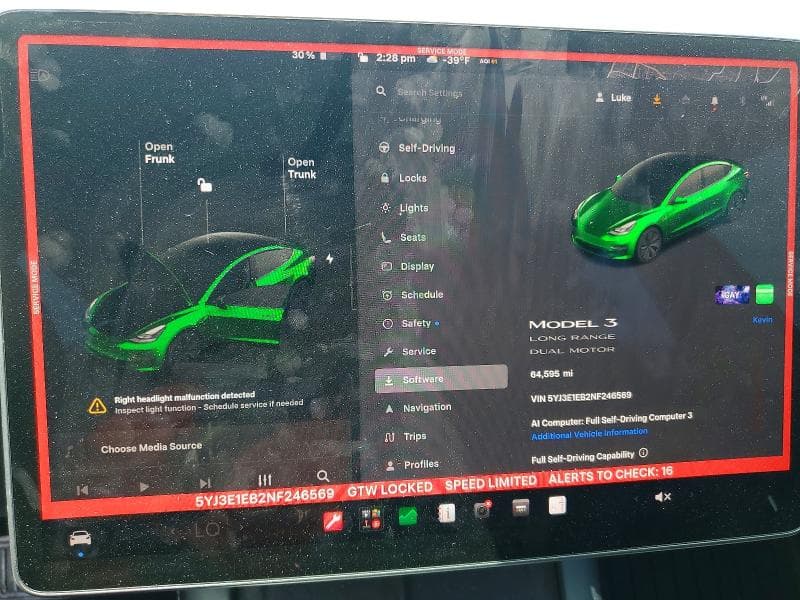 2022 TESLA MODEL 3 9