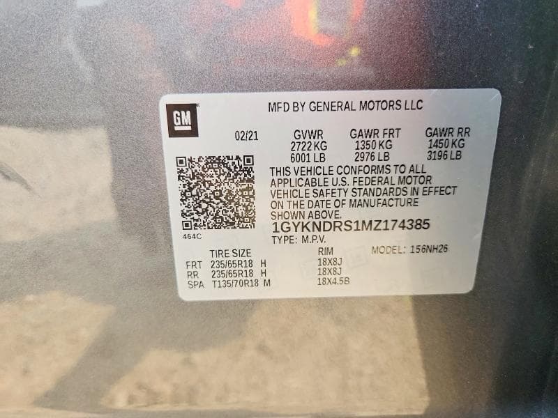 2021 CADILLAC XT5 PREMIUM LUXURY 13
