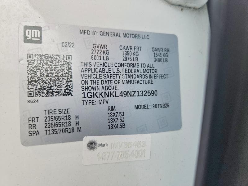 2022 GMC ACADIA SLE 13