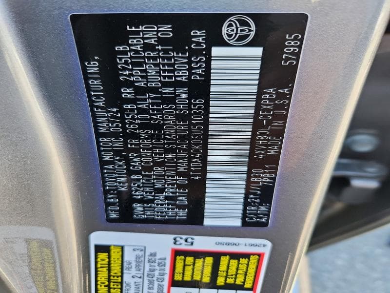 2025 TOYOTA CAMRY XSE 12