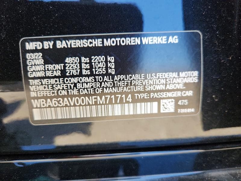 2022 BMW 430I GRAN COUPE GRAN COUPE 14