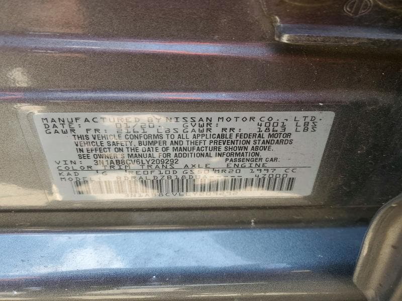 2020 NISSAN SENTRA SV 12