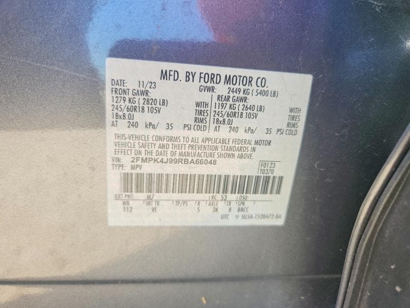 2024 FORD EDGE SEL 13