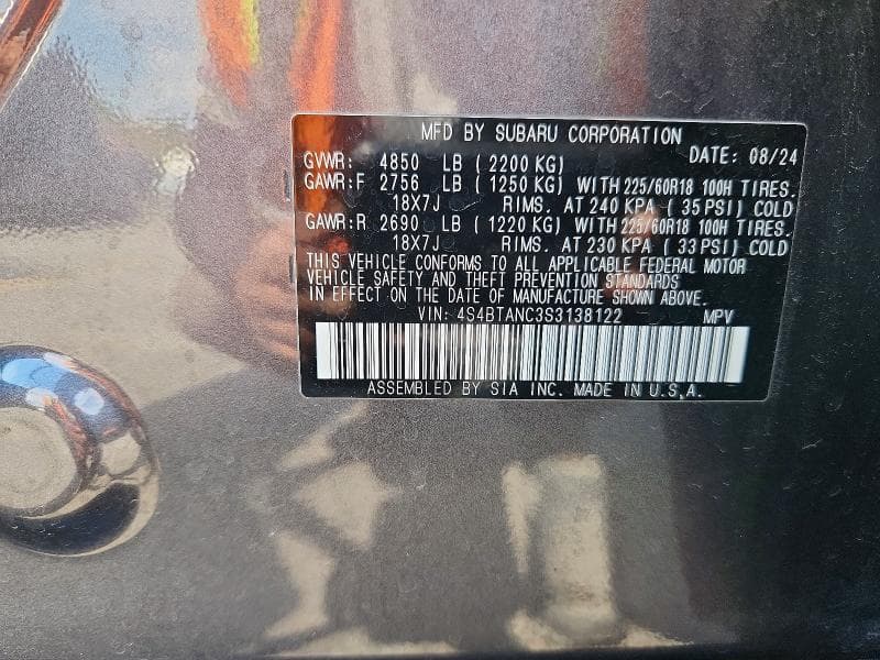 2025 SUBARU OUTBACK LIMITED 13