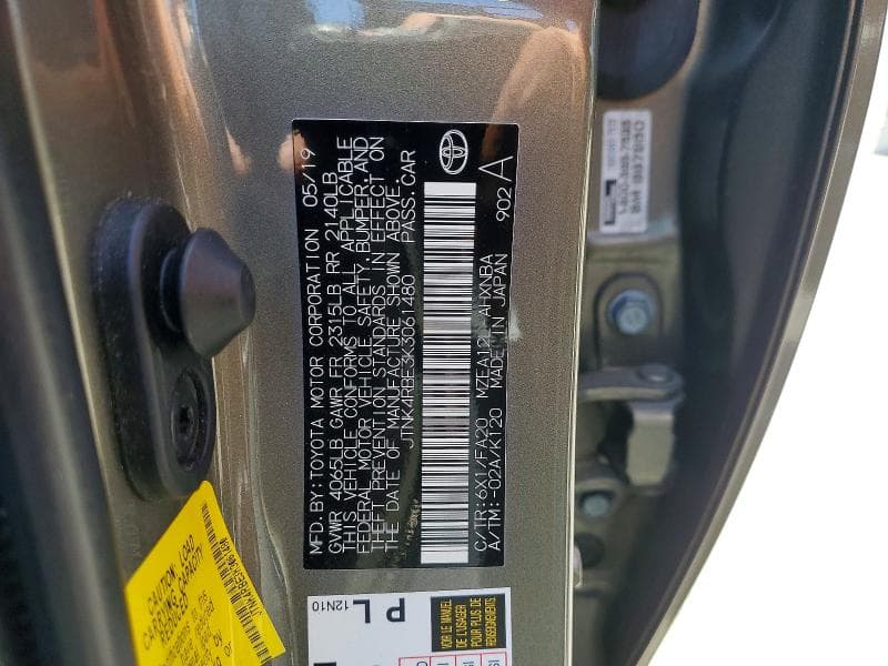 2019 TOYOTA COROLLA HATCHBACK SE 12