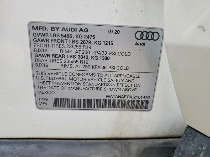 2020 AUDI Q5 PREMIUM 14