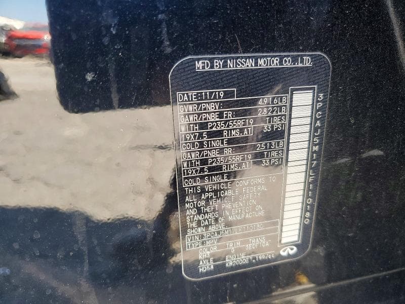 2020 INFINITI QX50 LUXE 13