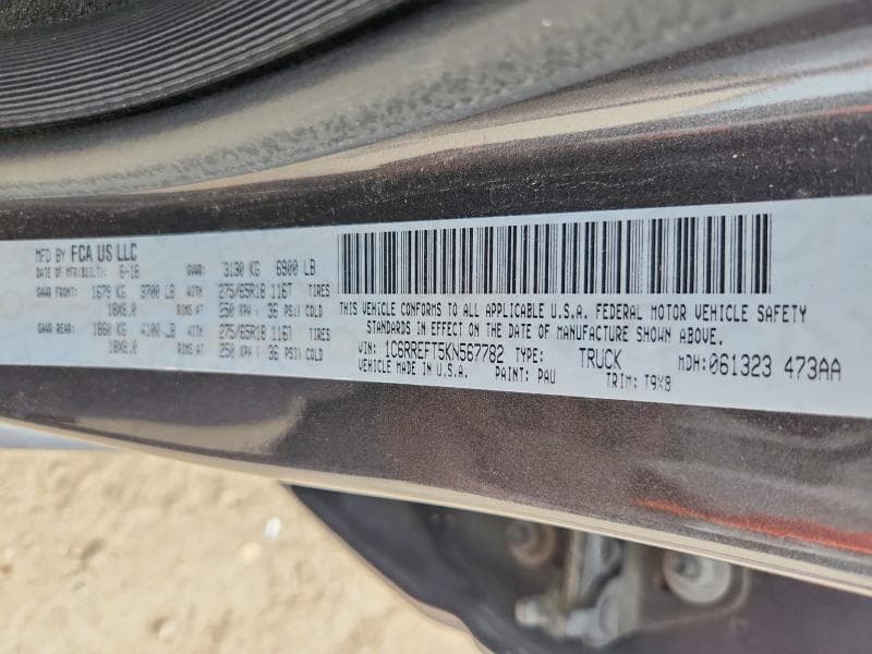 2019 RAM 1500 BIG HORN/LONE STAR 13