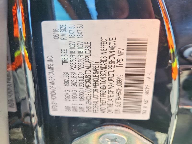 2017 ACURA RDX TECHNOLOGY 13