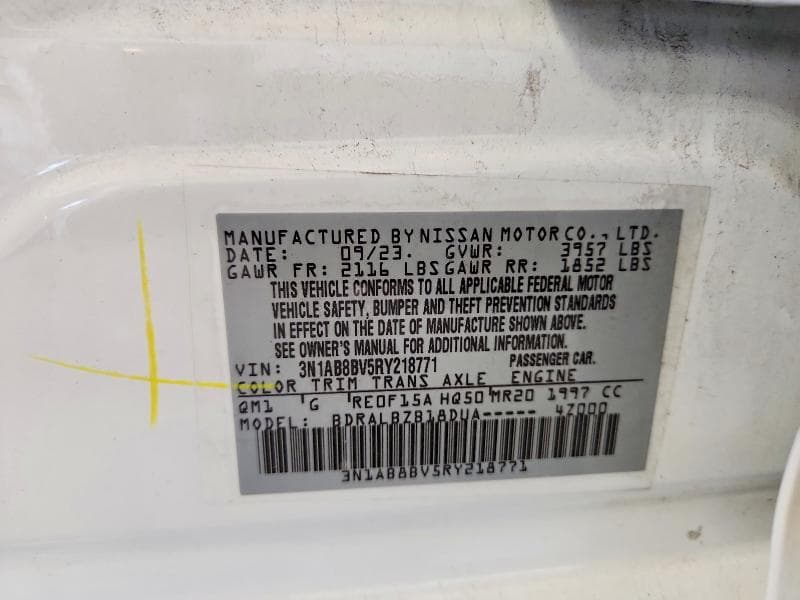 2024 NISSAN SENTRA S 13