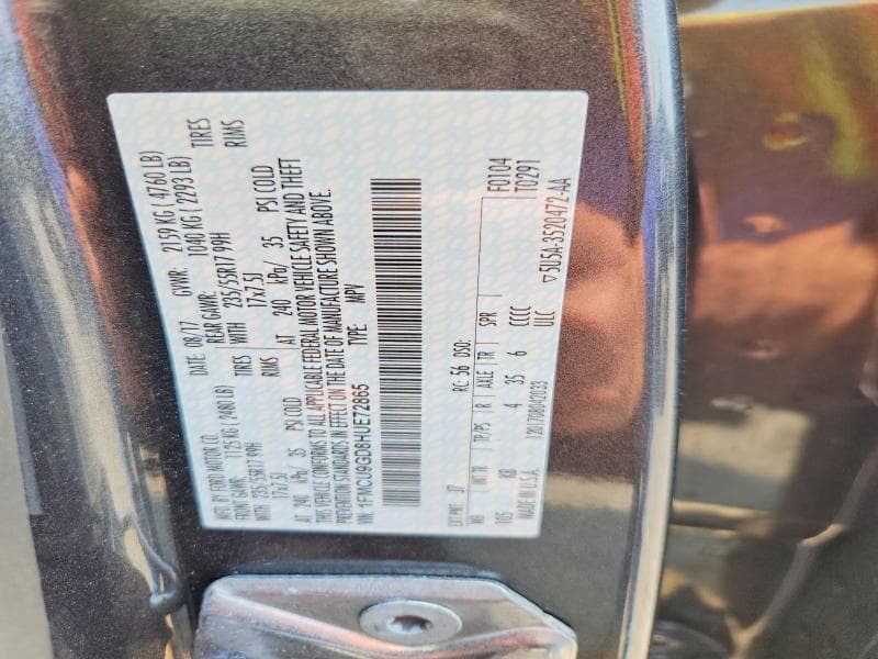 2017 FORD ESCAPE SE 13