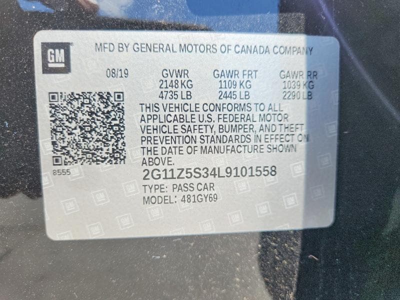 2020 CHEVROLET IMPALA LT 13