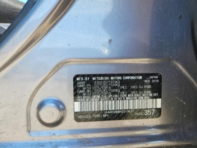 2017 MITSUBISHI OUTLANDER SPORT ES 13