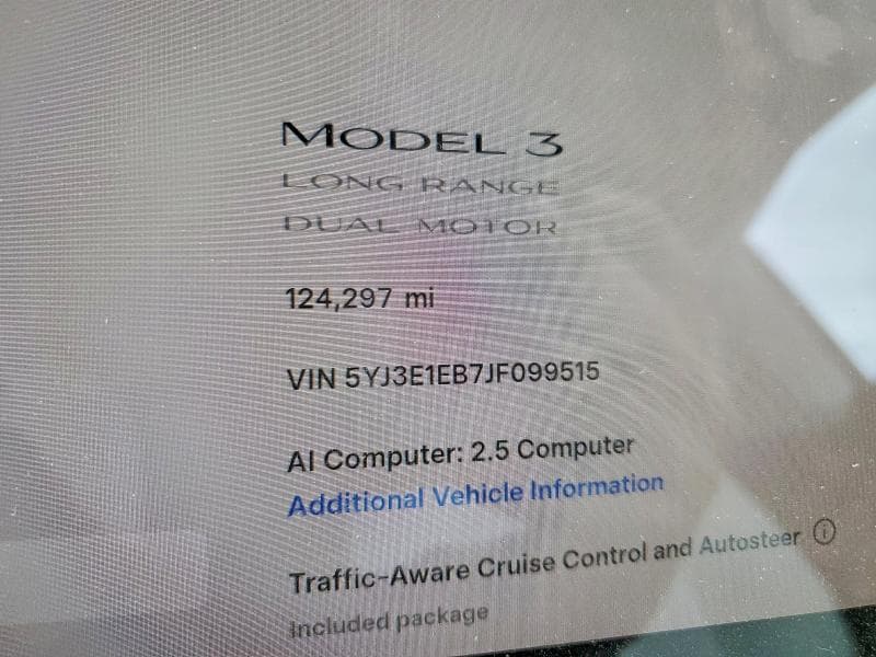 2018 TESLA MODEL 3 9