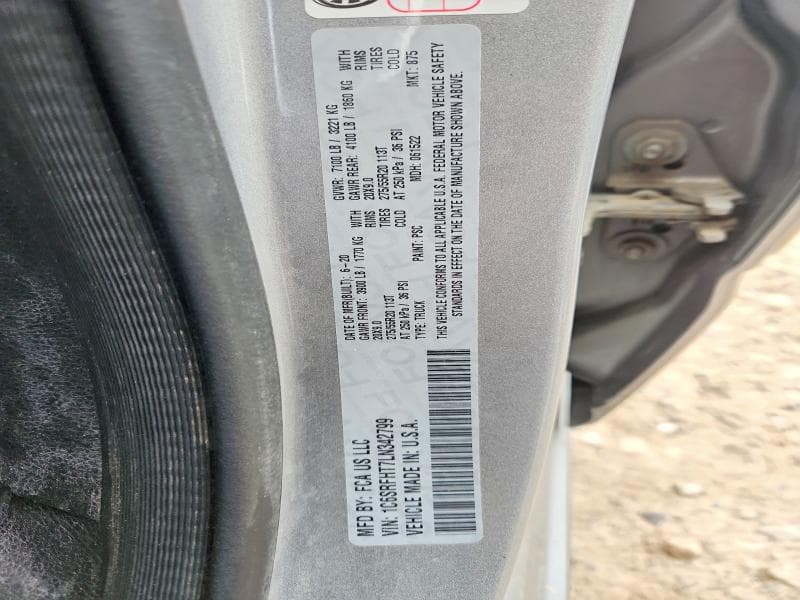 2020 RAM 1500 LIMITED 13