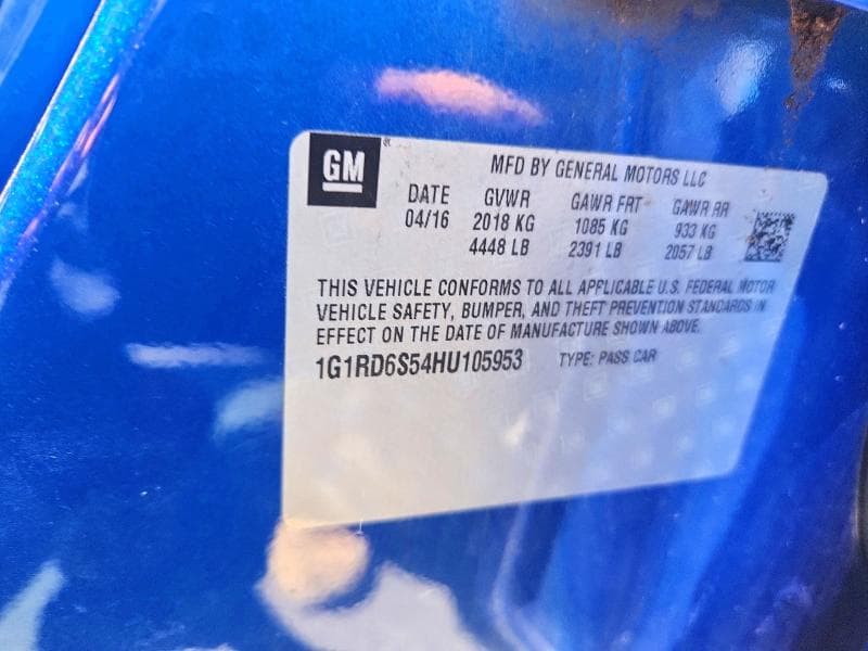 2017 CHEVROLET VOLT PREMIER 13