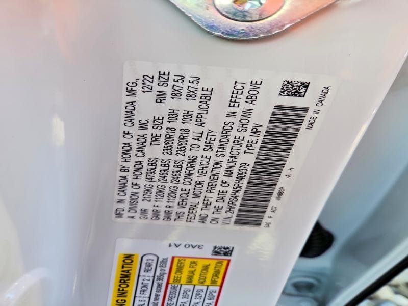2023 HONDA CR-V EX 14