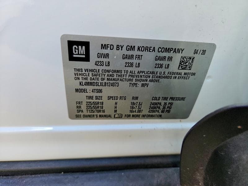 2020 BUICK ENCORE GX SELECT 13