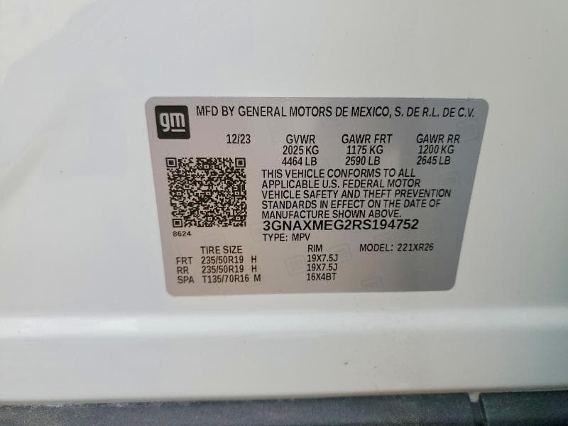 2024 CHEVROLET EQUINOX RS 13