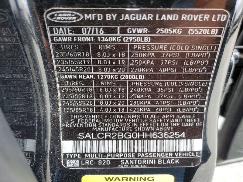 2017 LAND ROVER DISCOVERY SPORT HSE 13