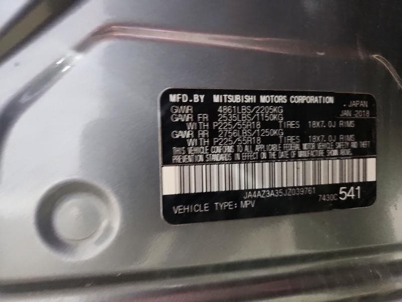 2018 MITSUBISHI OUTLANDER SE 13