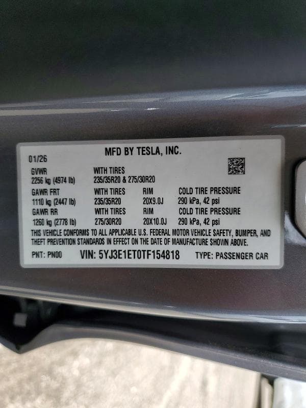 2026 TESLA MODEL 3 13