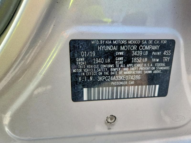 2019 HYUNDAI ACCENT SE 13