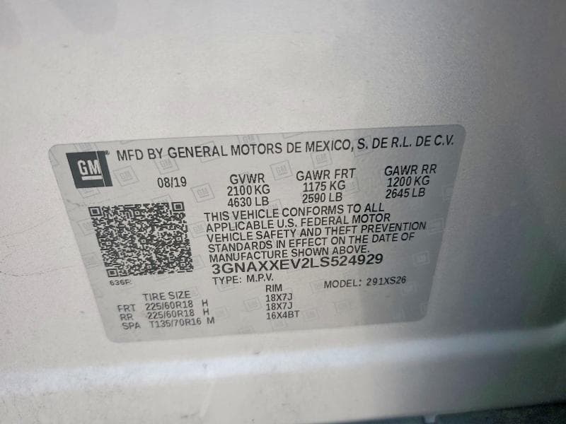 2020 CHEVROLET EQUINOX PREMIER 13