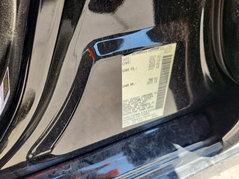 2017 NISSAN ALTIMA 2.5 SR 12