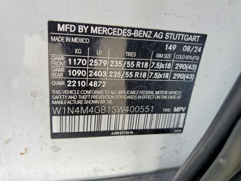 2025 MERCEDES-BENZ GLB 250 13