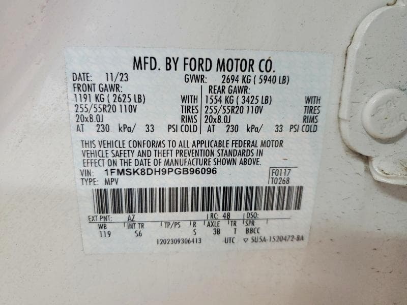 2023 FORD EXPLORER XLT 13
