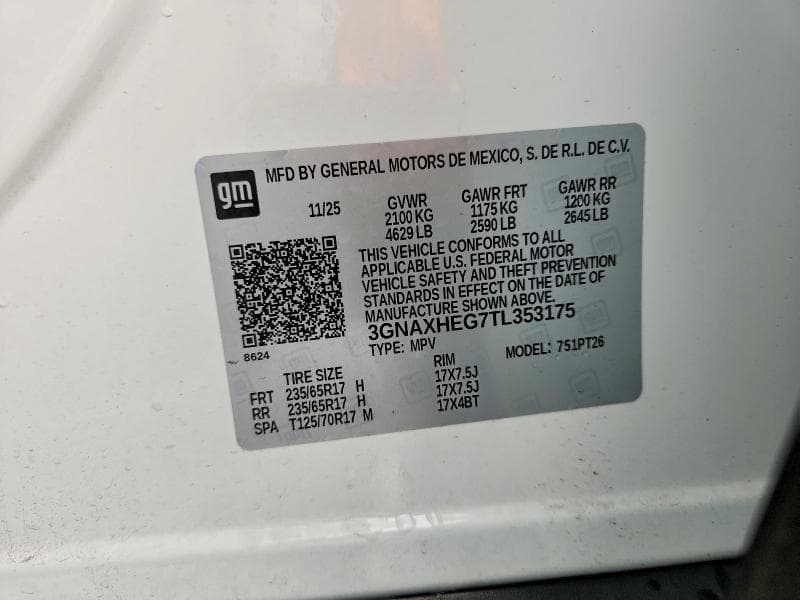 2026 CHEVROLET EQUINOX LT 14