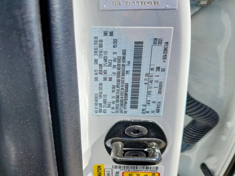 2021 FORD F150 SUPERCREW 12