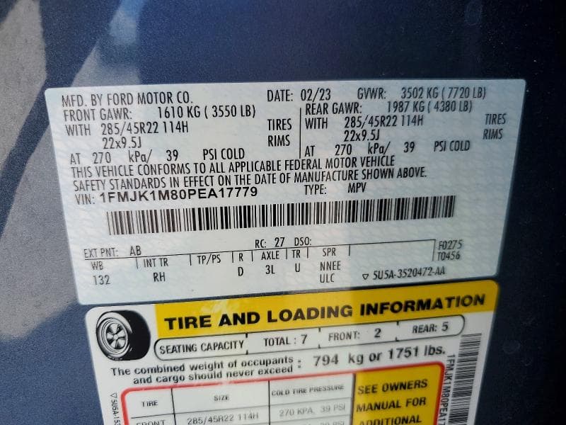 2023 FORD EXPEDITION MAX PLATINUM 13
